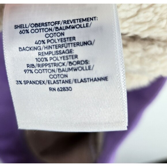 Land's End Girl's Size XL 14-16 Husky Fleece Lined Purple Pants NWOT - Picture 5 of 6